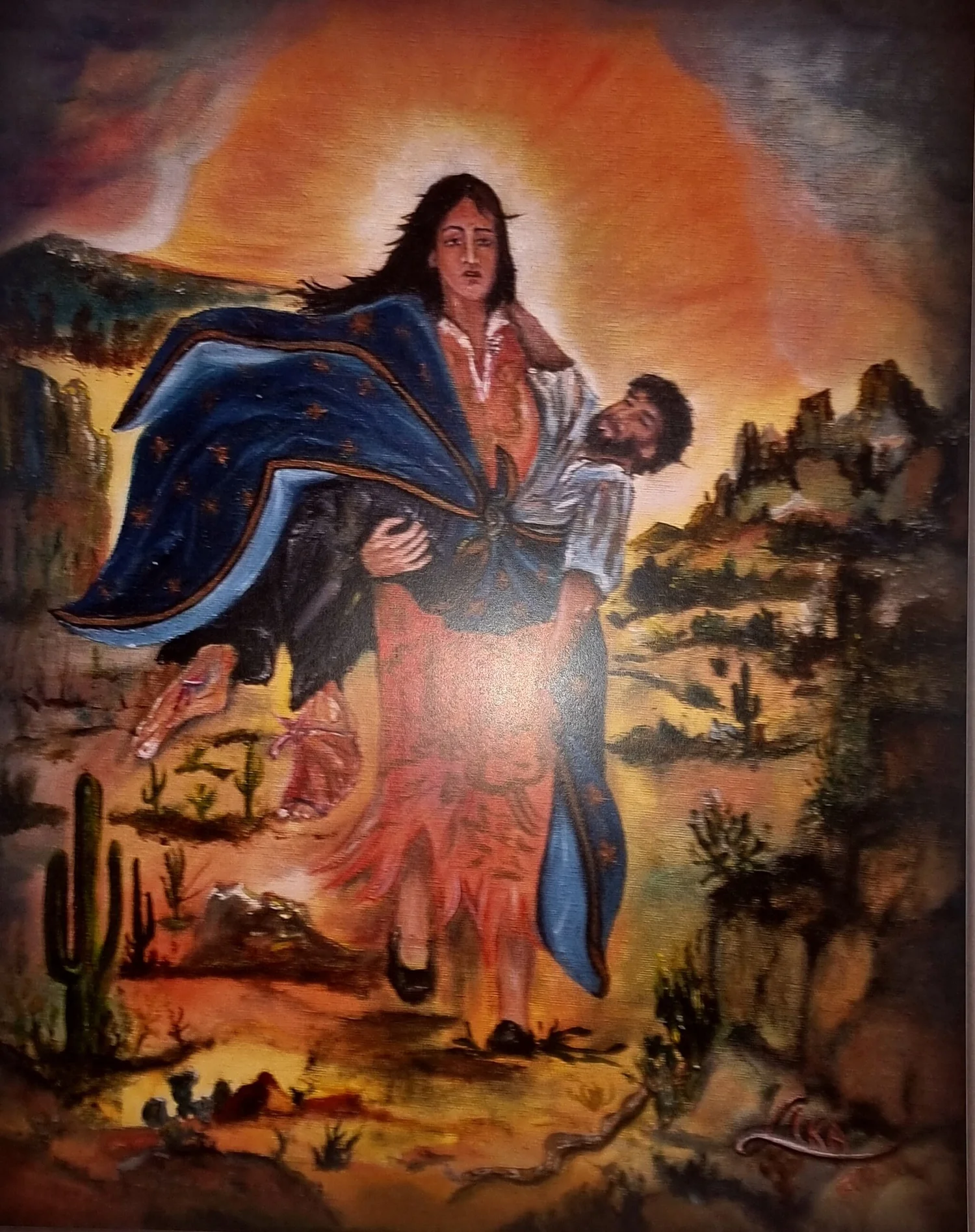 Guadalupana del Desierto — arte comunitario